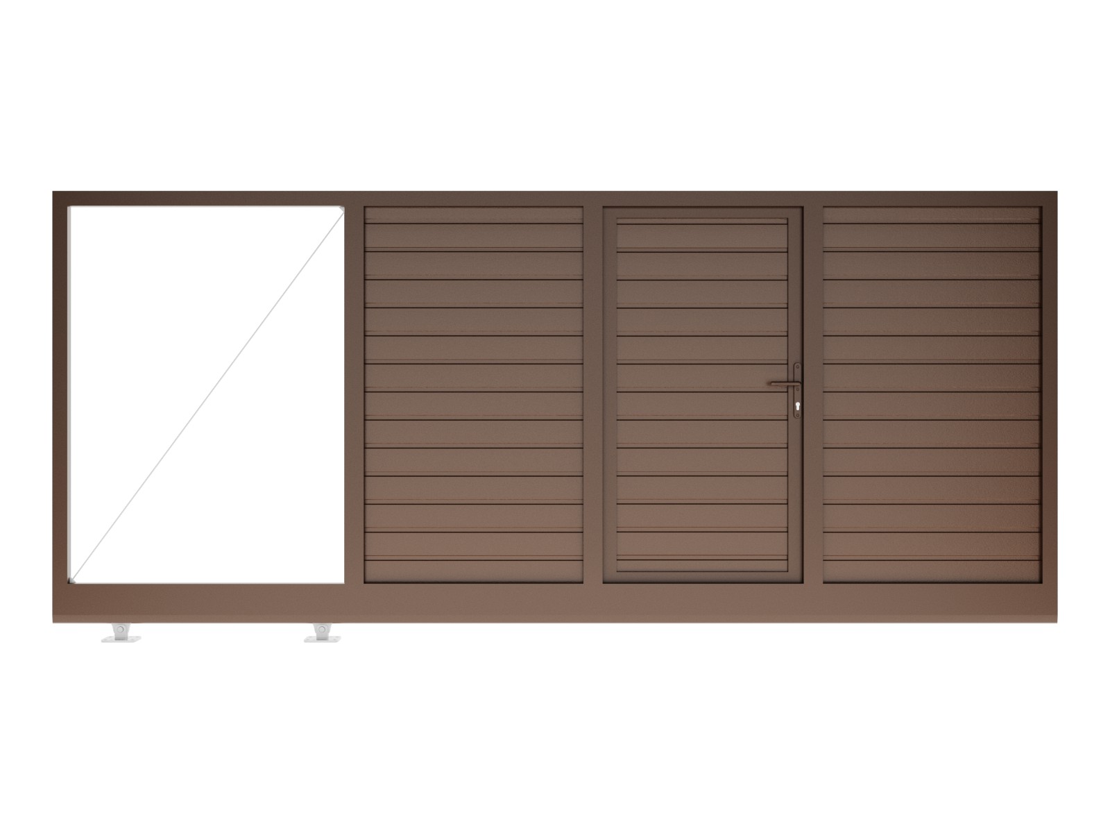 Ворота со встроенной калиткой