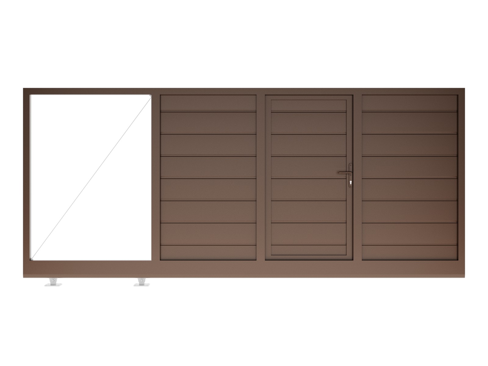 Ворота со встроенной калиткой