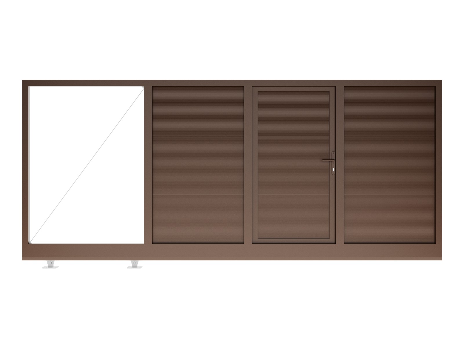 Ворота со встроенной калиткой