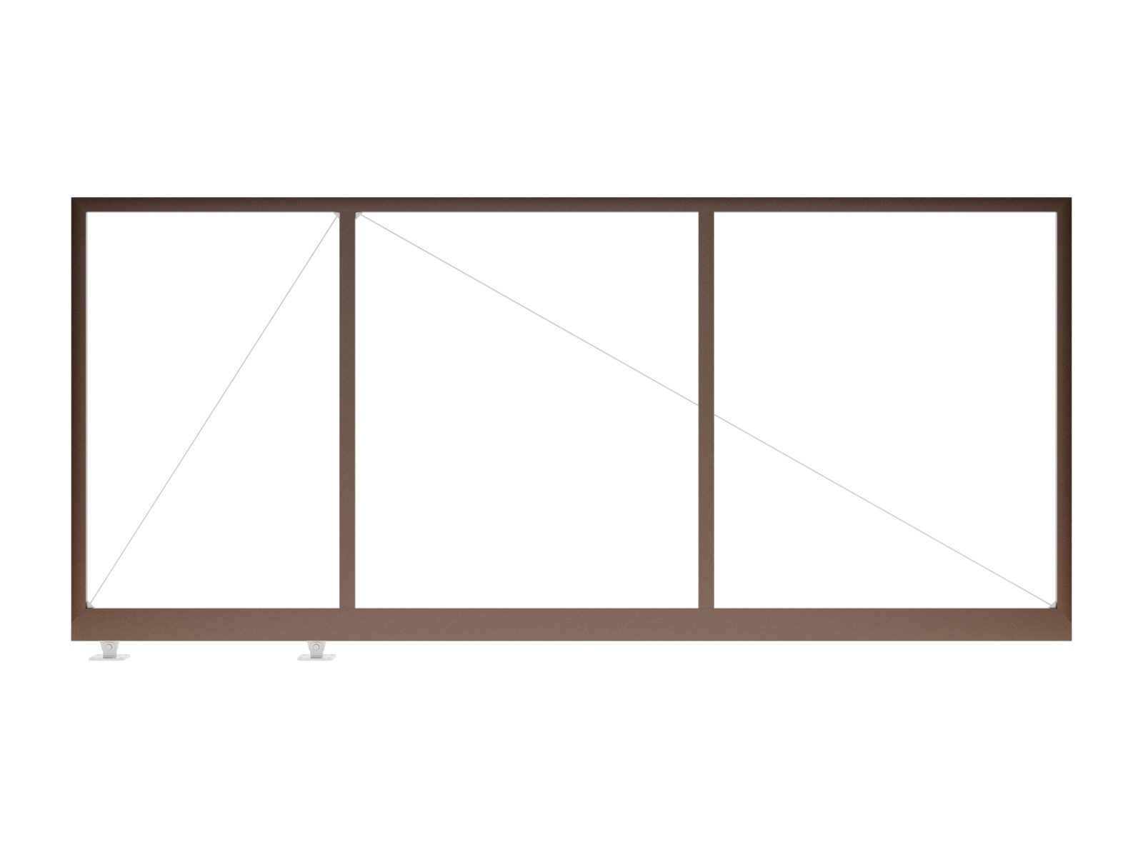 Рама ворот без заполнения